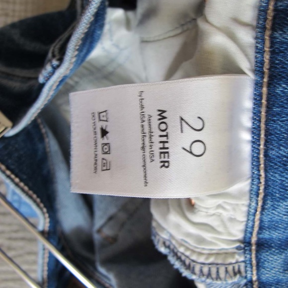 MOTHER Denim Jeans The Dodger Ankle Work Hard Play Hard 29 - Picture 4 of 5